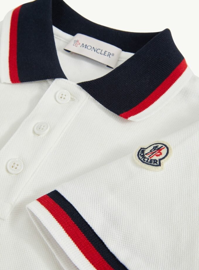 Moncler kids
shortsleeved polo white shirt