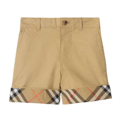 Check Cotton Burberry short