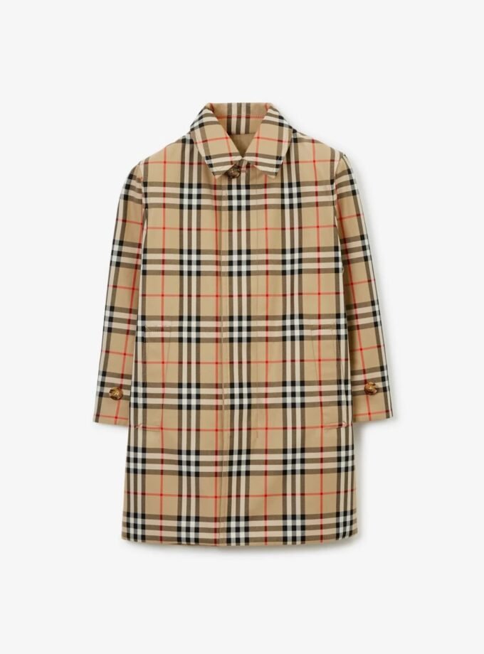 Reversible Kids Check Burberry Vintage