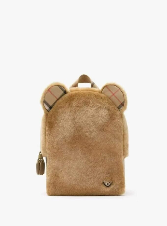 Burberry Faux Fur Teddy Backpack