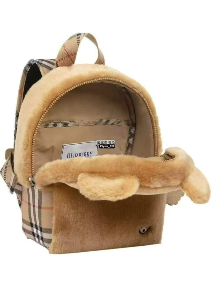Burberry Faux Fur Teddy Backpack
