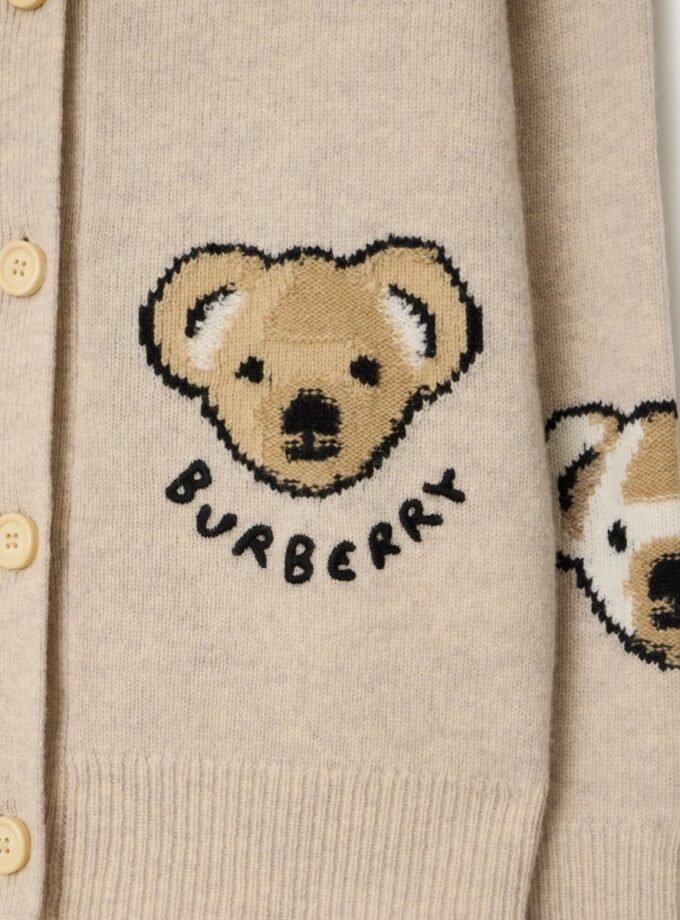 Burberry Children's wool sweater with Web