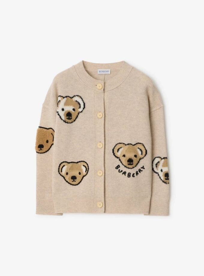Burberry Children's wool sweater with Web