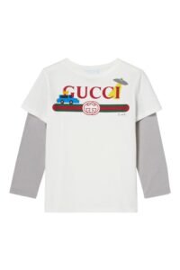 Gucci children's cotton T-shirt with print