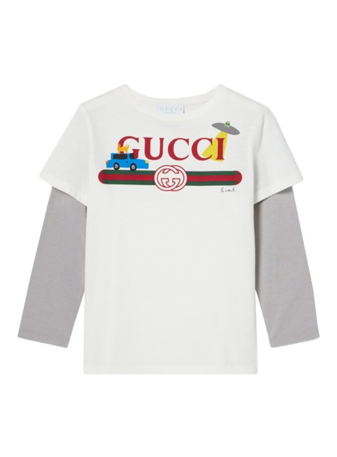 Gucci children's cotton T-shirt with print