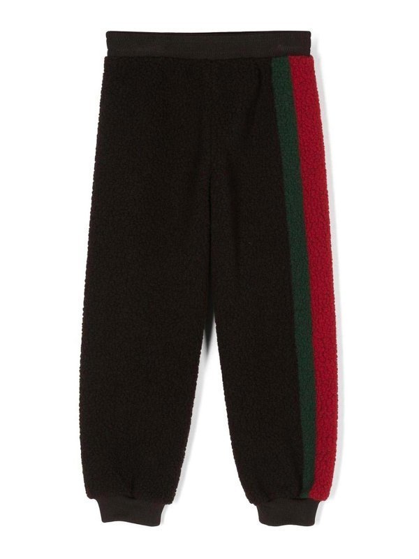 This is a Gucci Kids' Interlocking faux-shearling pant