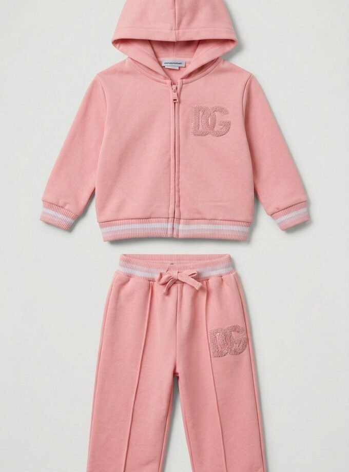 Dolce & Gabbana
Kids Fleece Hoodie with DG Patch