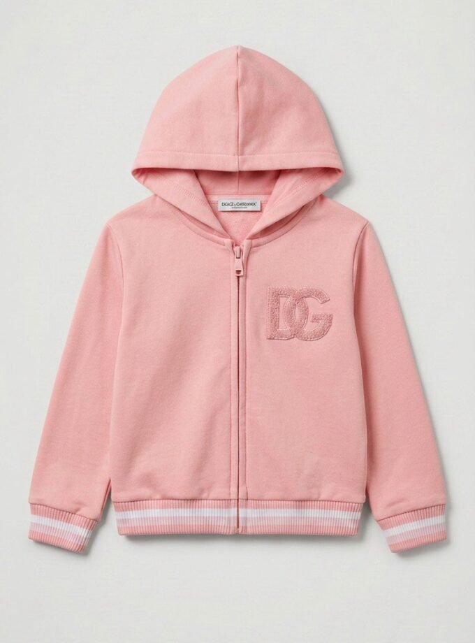 Dolce & Gabbana
Kids Fleece Hoodie with DG Patch