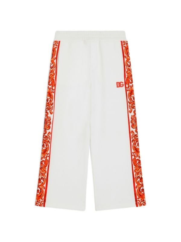 Dolce & Gabbana Kids
Majolica-print fleece trousers and sweattop