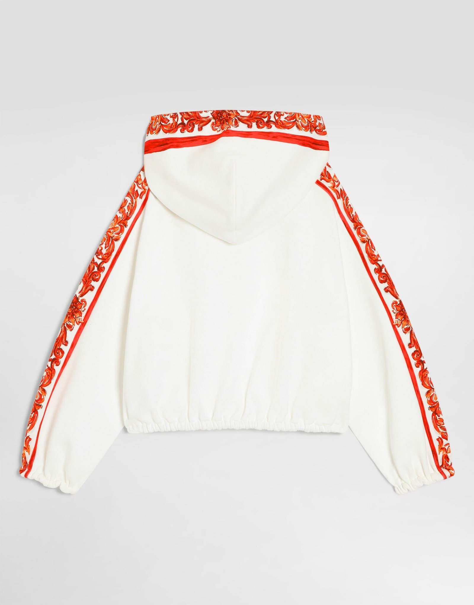 Dolce & Gabbana Kids
Majolica-print fleece trousers and sweattop - Image 3