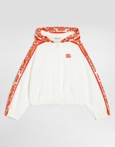 Dolce & Gabbana Kids
Majolica-print fleece trousers and sweattop